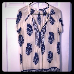 Blouse- blue and white. Fun2Fun size L.